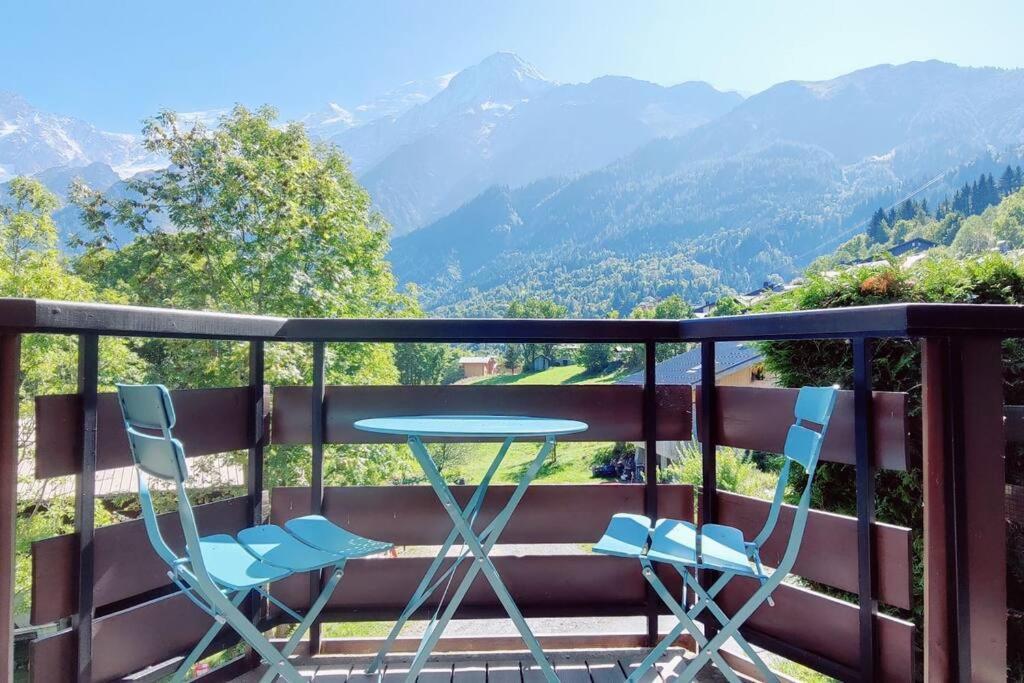 Vue Monblanc Incroyable Inout Prarion5 Apartment Les Houches